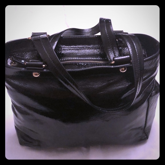 Bally Bags Genuine Bally Patent Leather Black Tote Poshmark